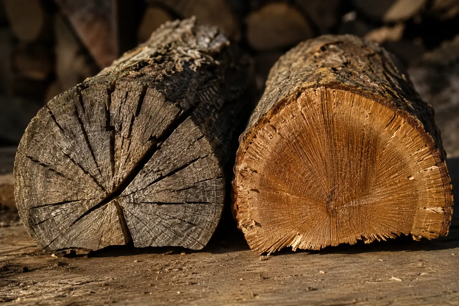 Bois sec ou bois à sécher : lequel choisir