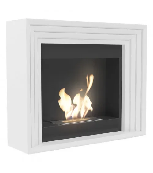 Cheminée bio-éthanol PLANET 115 cm – blanc
