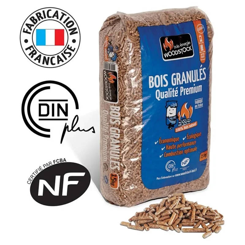Granulés WOODSTOCK – 4 palettes (264 sacs de 15 kg)
