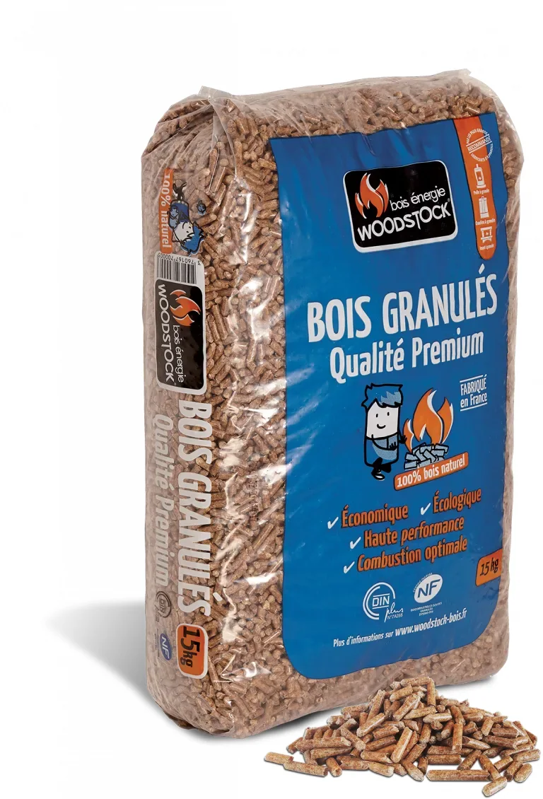 Granulés WOODSTOCK – palette de 78 sacs de 15 kg