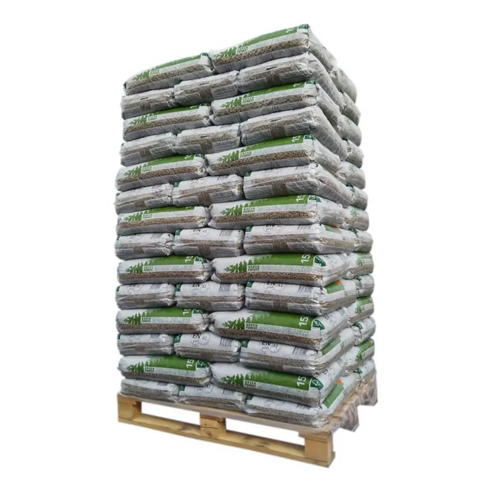 Green Forest granulés de bois – palette de 70 sacs de 15 kg