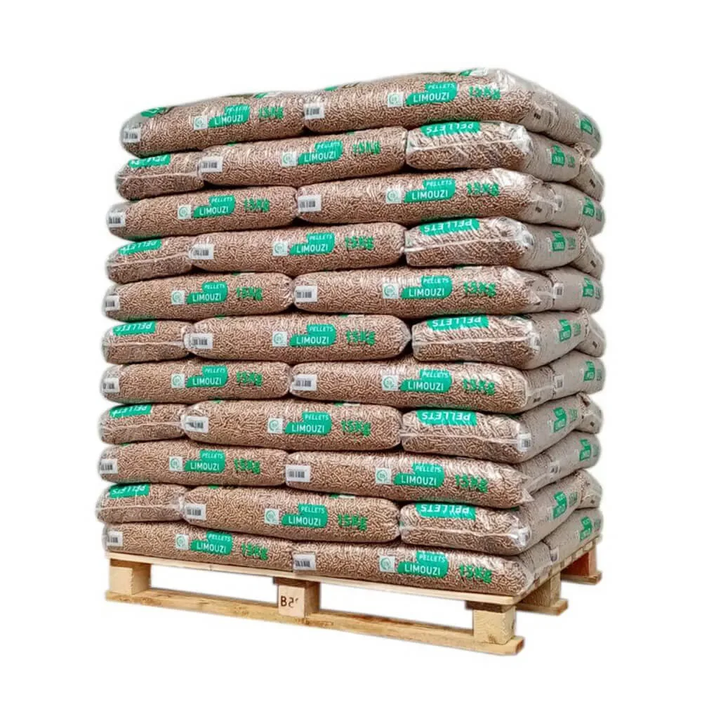 LIMOUZI granulés de bois – palette de 66 sacs de 15 kg