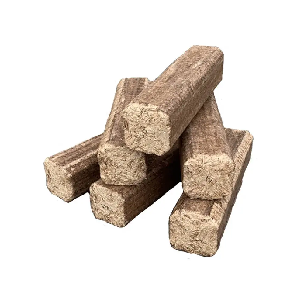 Bûches compressées rondes hêtre – Pack 10 kg