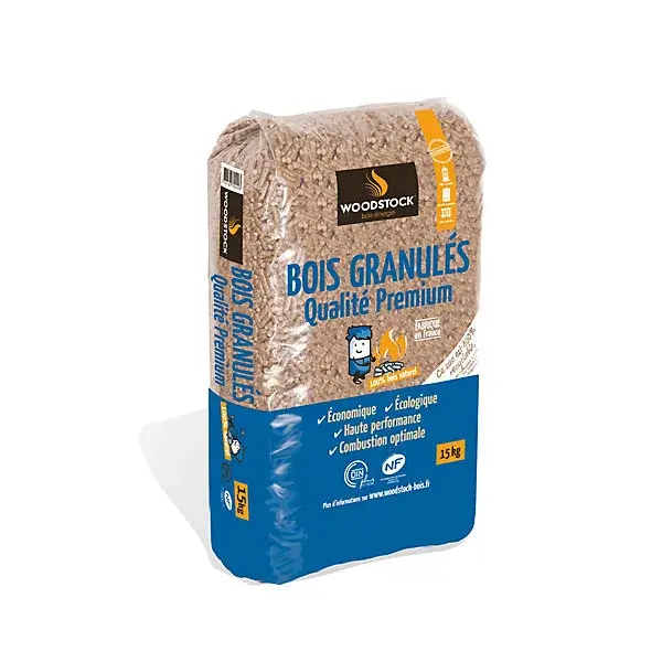 Granulés de bois – Pack découverte 6 sacs (90 kg)