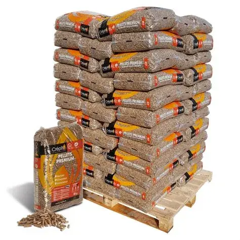 Granulés de bois – Palette 72 sacs (1 080 kg)